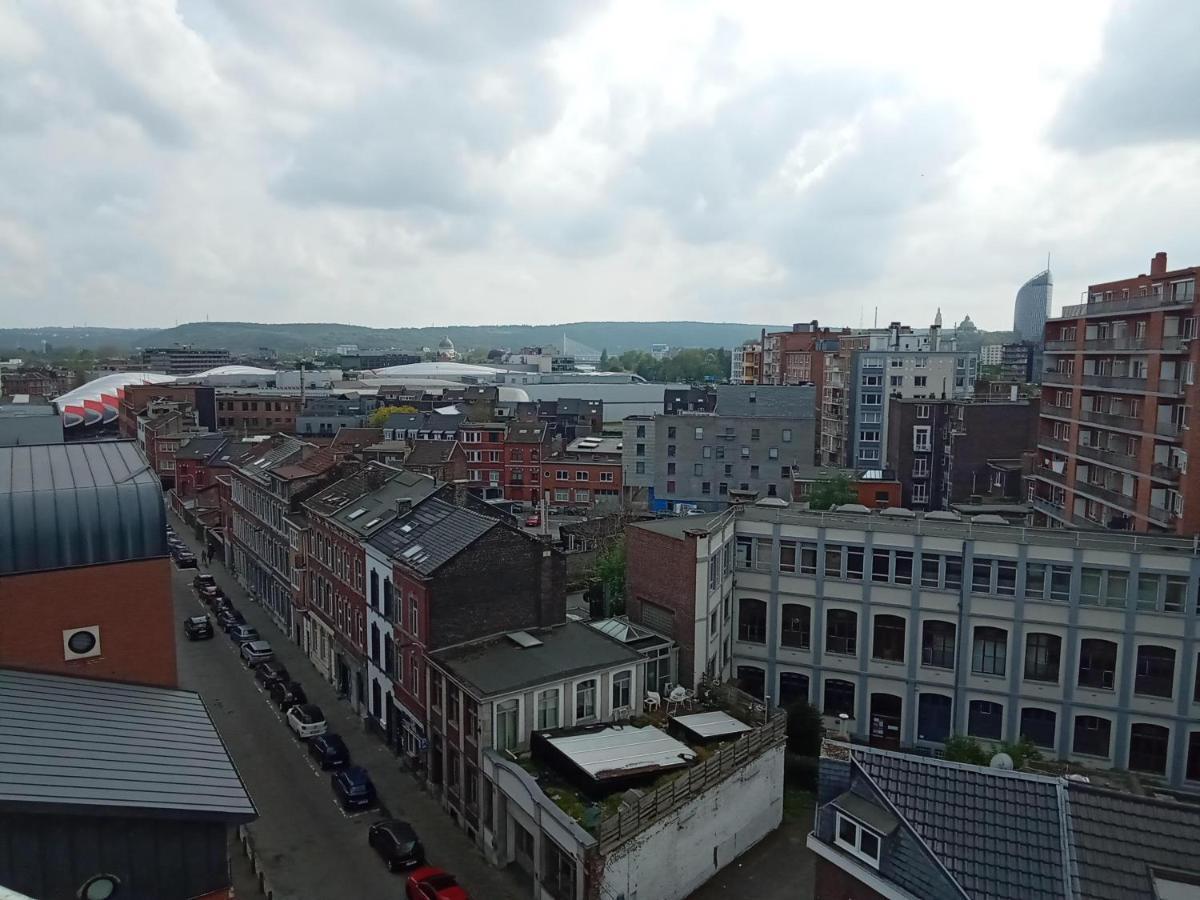 Liege Centre Mediacite Appartement Possible Parking Terrasse Immense 8Eme Pour 2 Personnes Extérieur photo